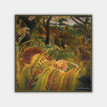 Henri Rousseau - Tīģeris tropiskā negaisā
