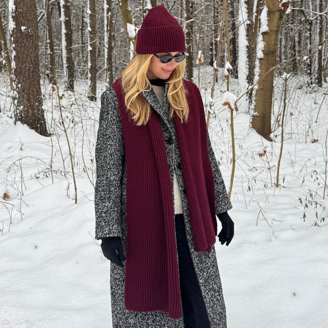 Merīnvilnas cepure NO.02 | 52 × 65 cm